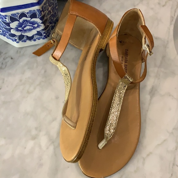 Barbara Barbieri Italian Leather Sandals - Picture 2 of 3